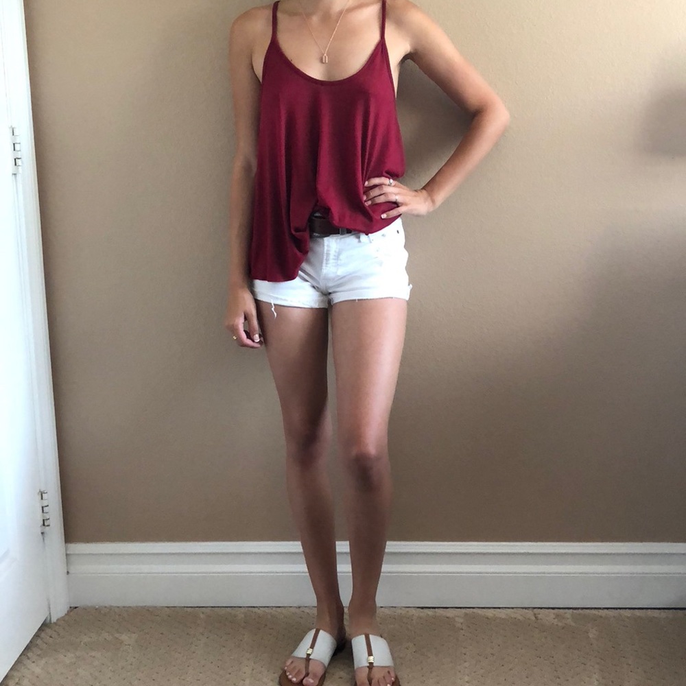 Cranberry tank top - Picture 2 of 4
